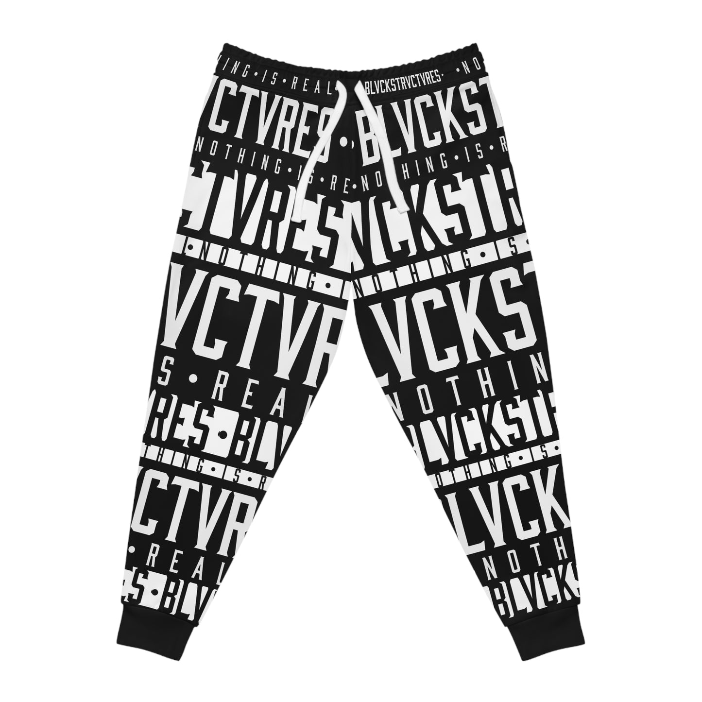 ł  • BlvckStrvctvres •  ł     all over black joggers