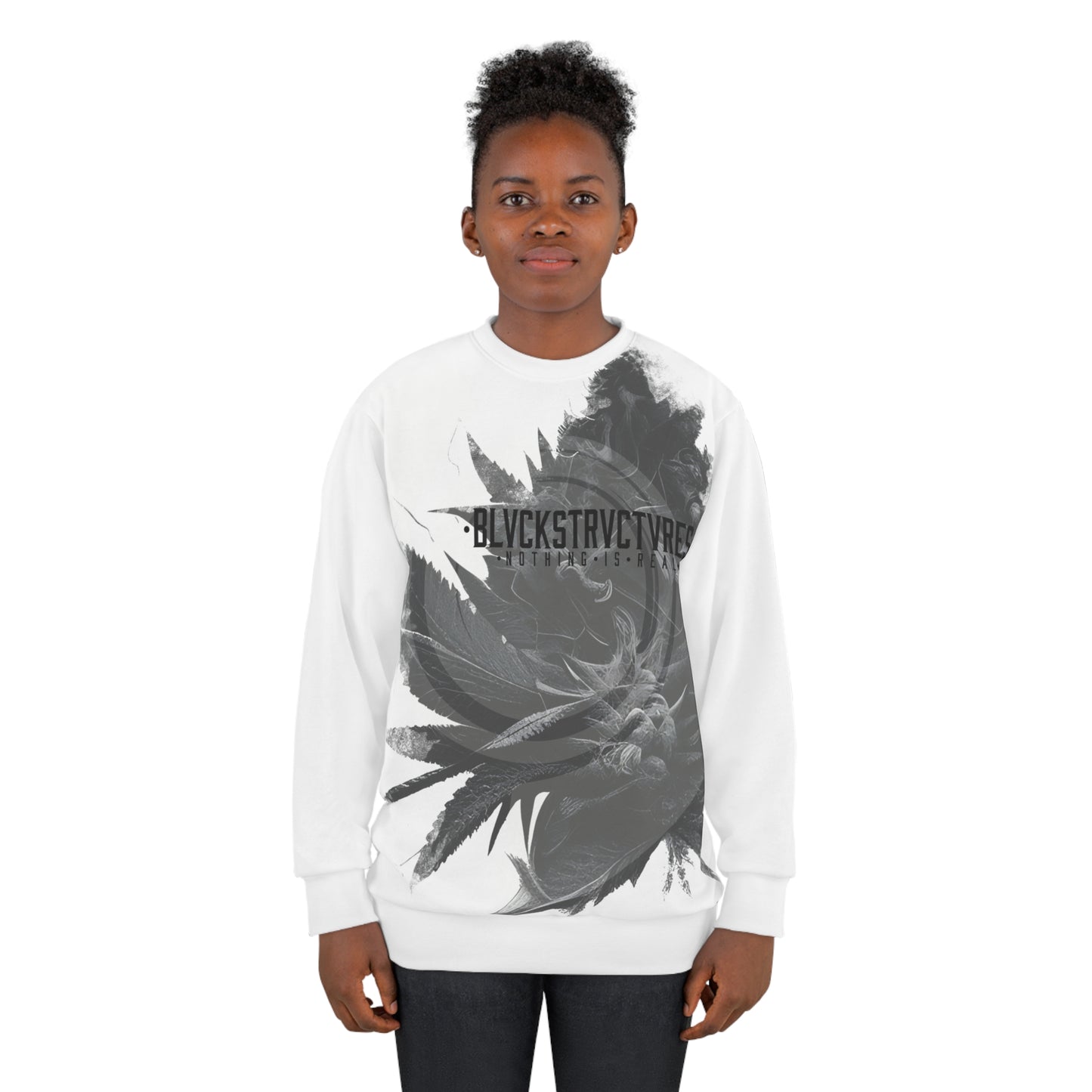 ł  • Reefer •  ł     White crew neck