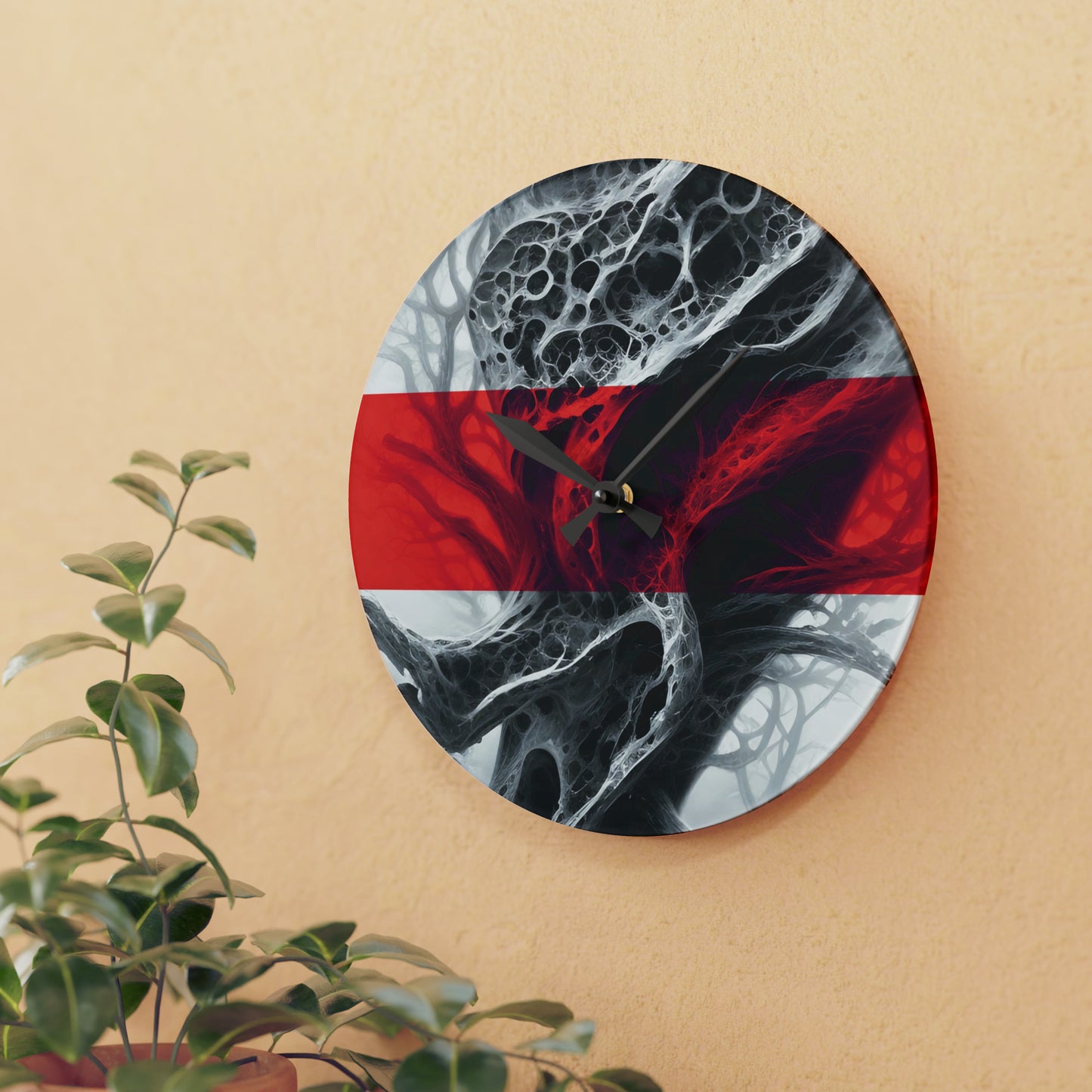 ł  • Trypto •  ł      Acrylic Wall Clock