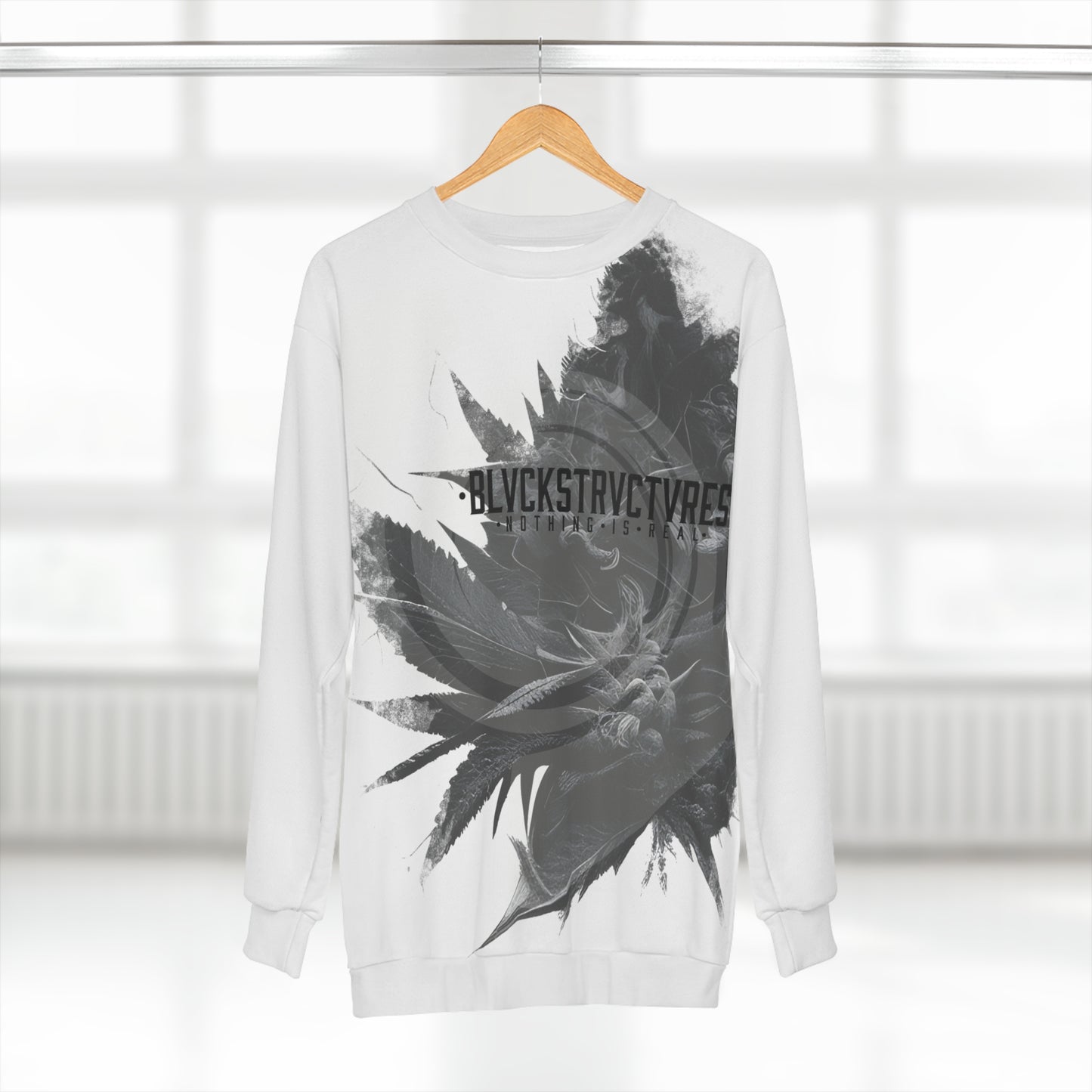 ł  • Reefer •  ł     White crew neck