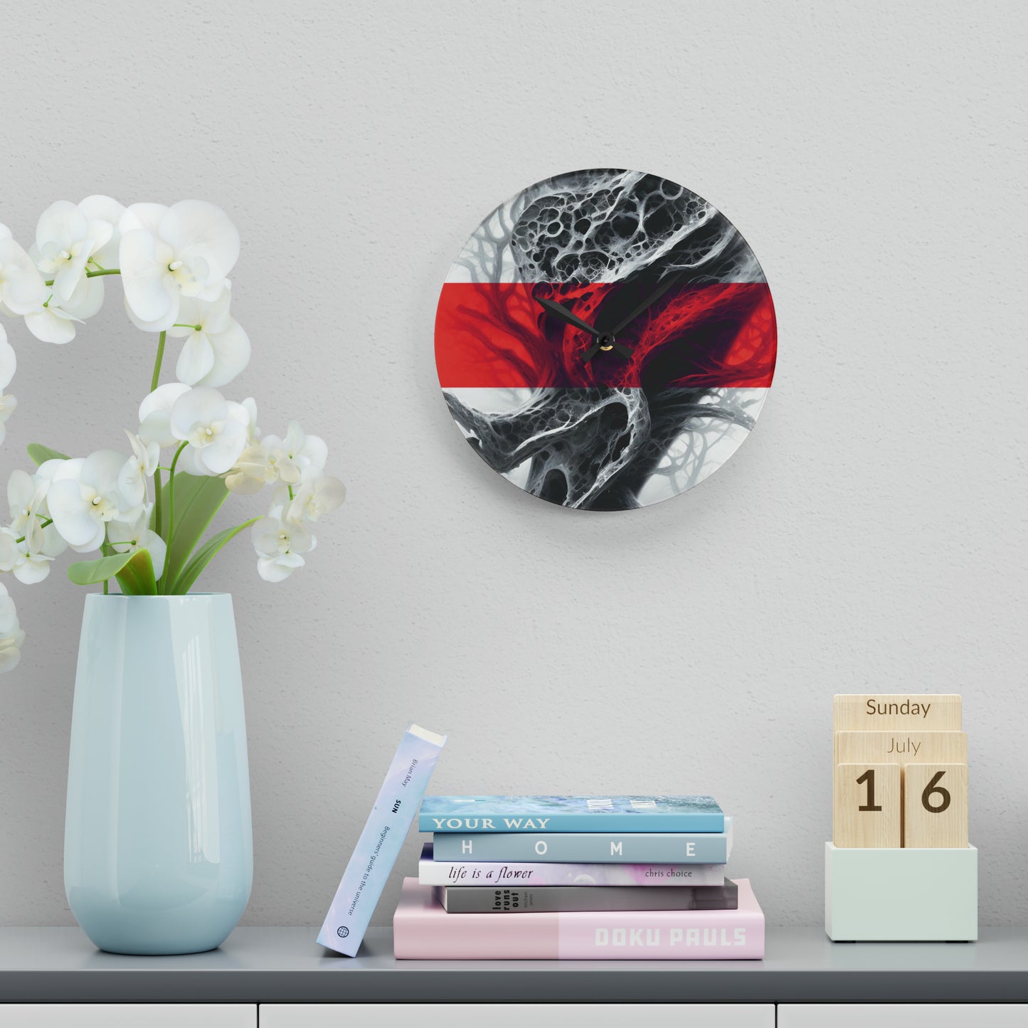 ł  • Trypto •  ł      Acrylic Wall Clock